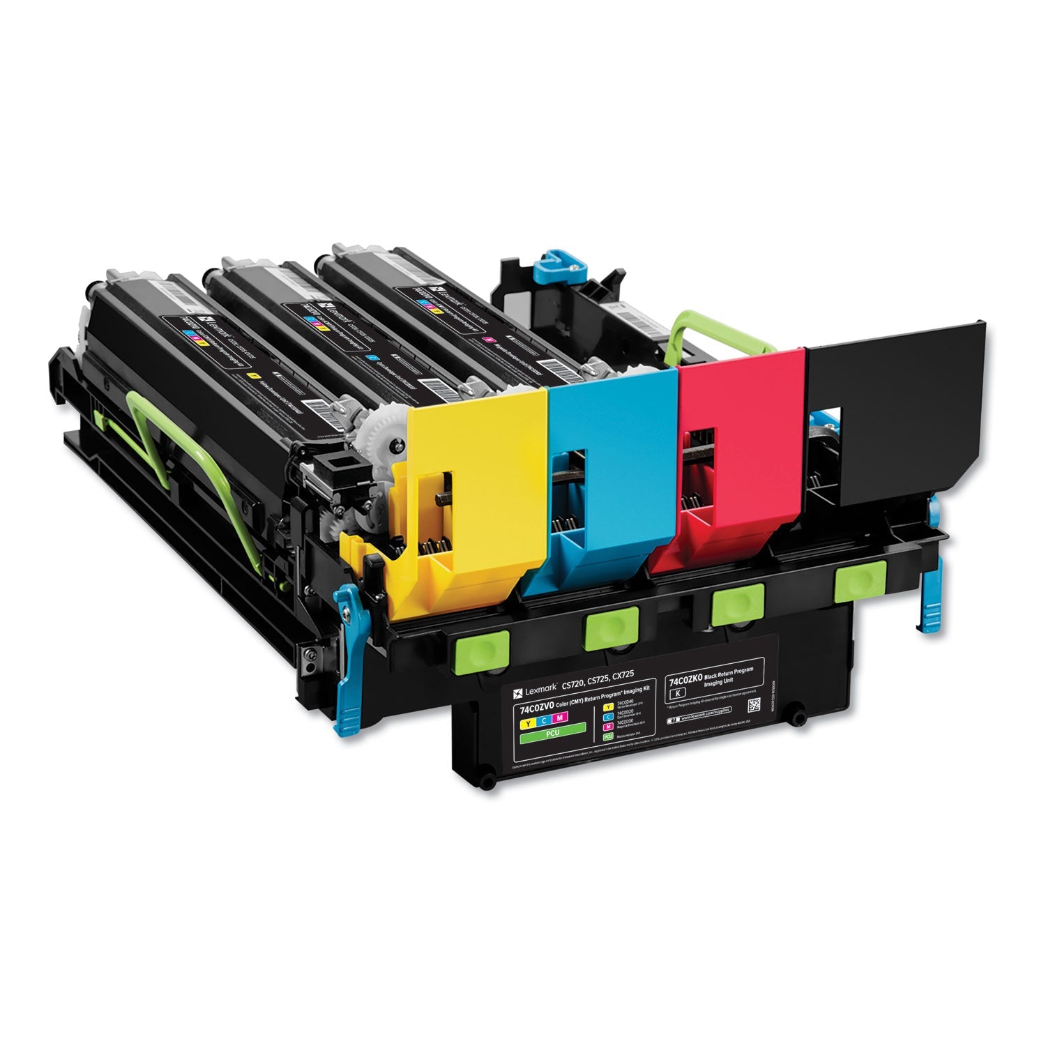 74C0ZV0 Return Program Imaging Kit, 150,000 Page-Yield, Cyan/Magenta/Yellow