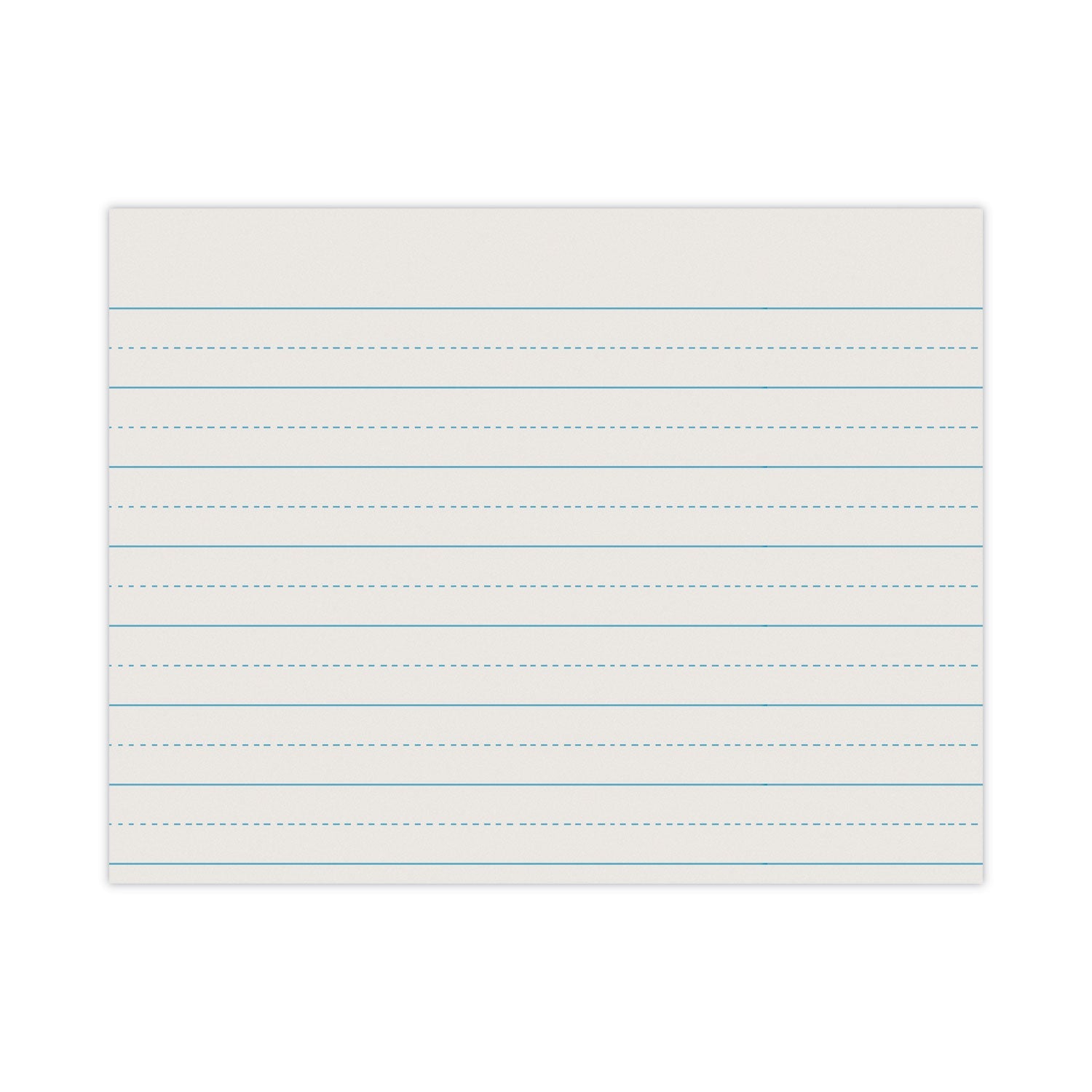Alternate Dotted Newsprint Paper, 1" Two-Sided Long Rule, 8.5 x 11, 500/Pack