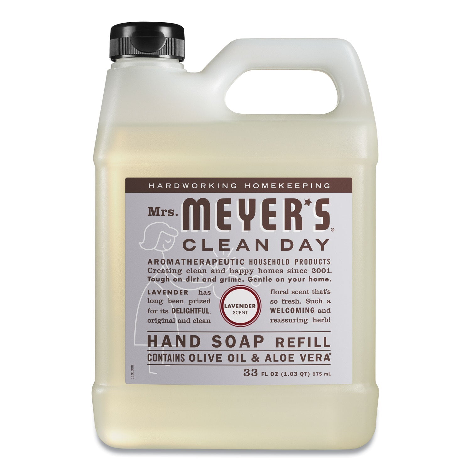 Clean Day Liquid Hand Soap, Lavender, 33 oz, 6/Carton