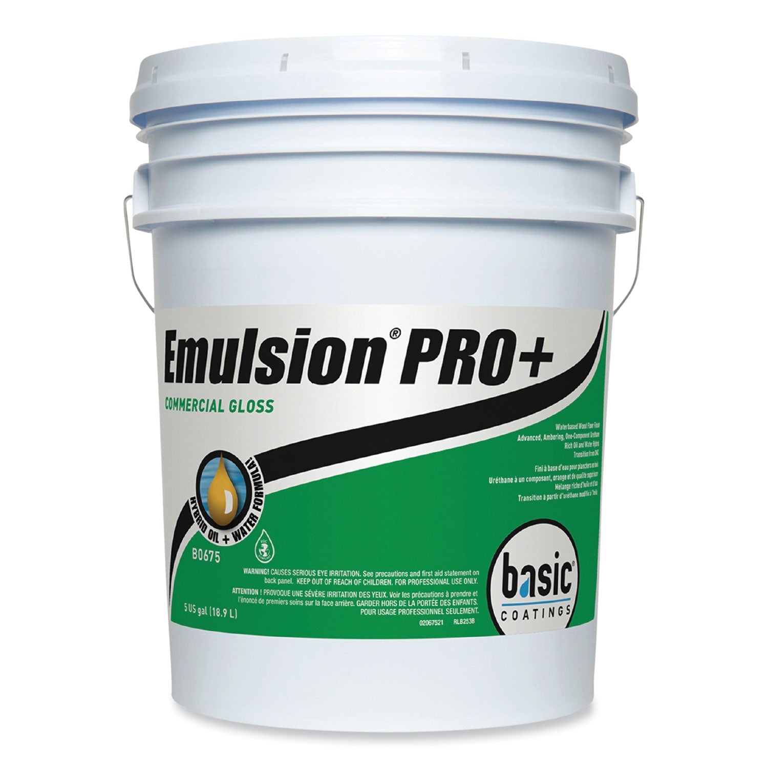 Emulsion Pro  Floor Finish and Sealer, 5 gal Pail