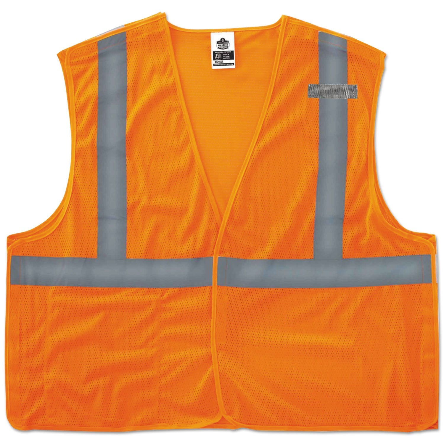 GloWear 8215BA Type R Class 2 Econo Breakaway Mesh Vest, Small to Medium, Orange