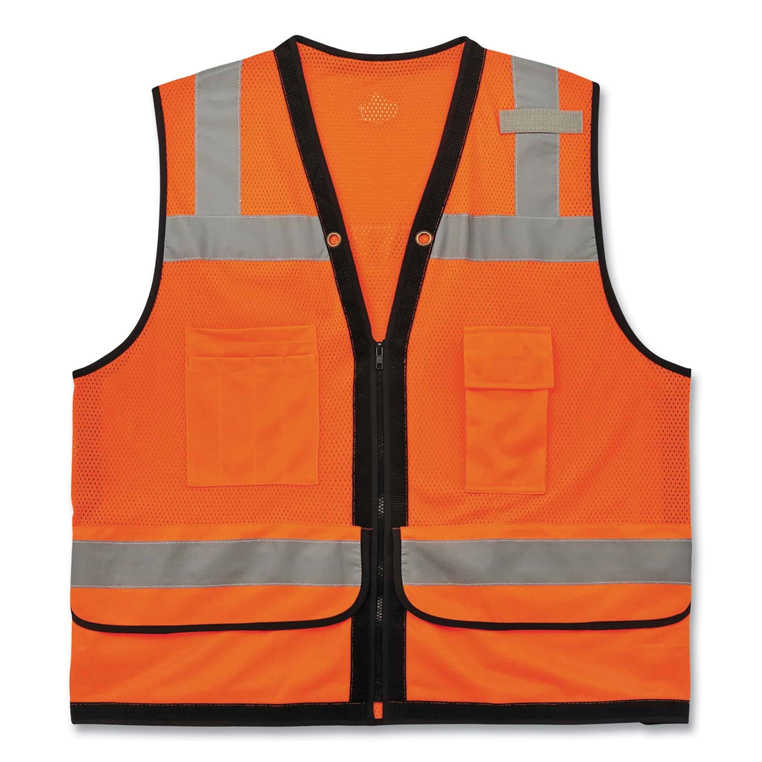 GloWear 8253HDZ Class 2 Heavy-Duty Mesh Surveyors Vest, Polyester, 2X-Large/3X-Large, Orange
