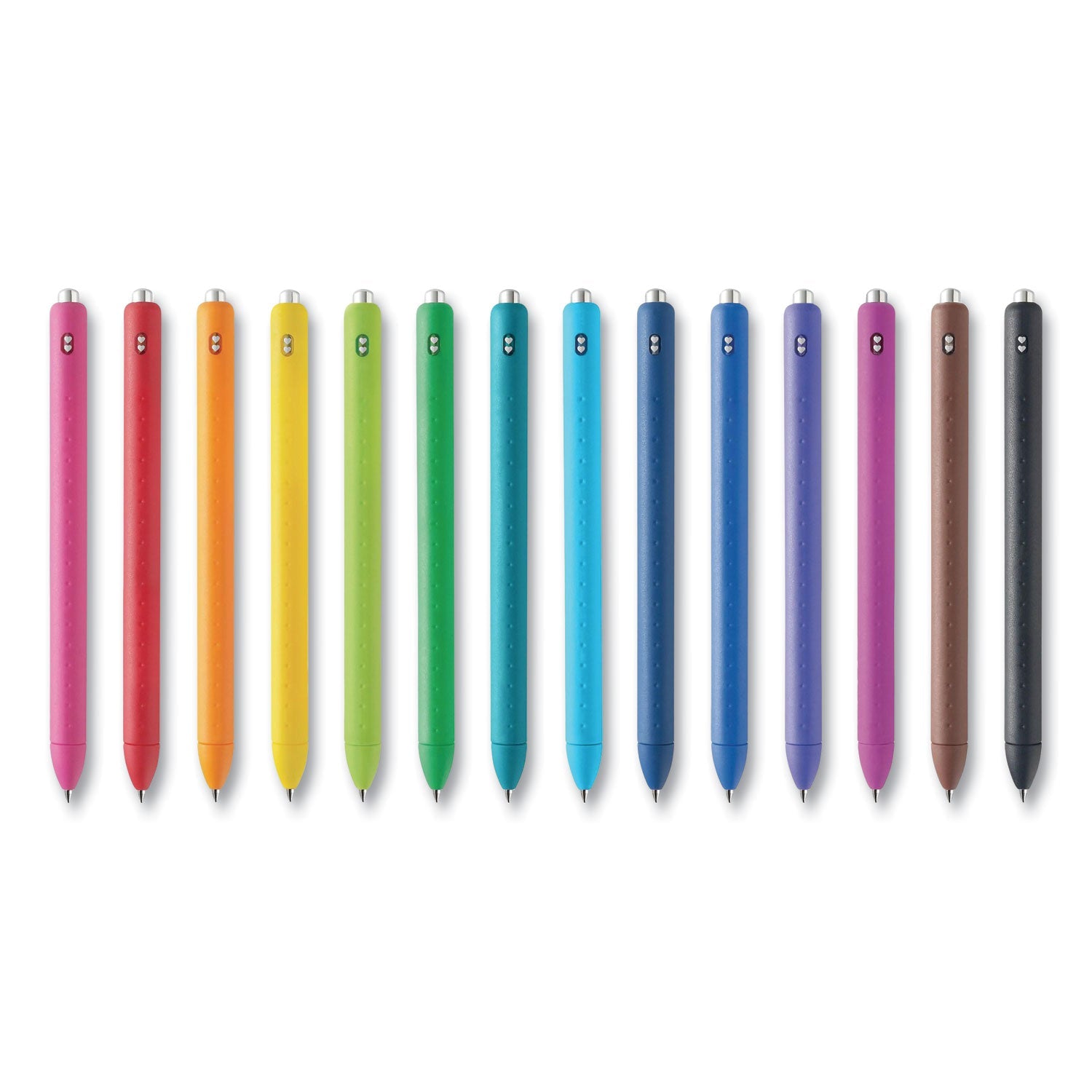 InkJoy Gel Pen, Retractable, Fine 0.5 mm, Assorted Ink and Barrel Colors, 14/Pack