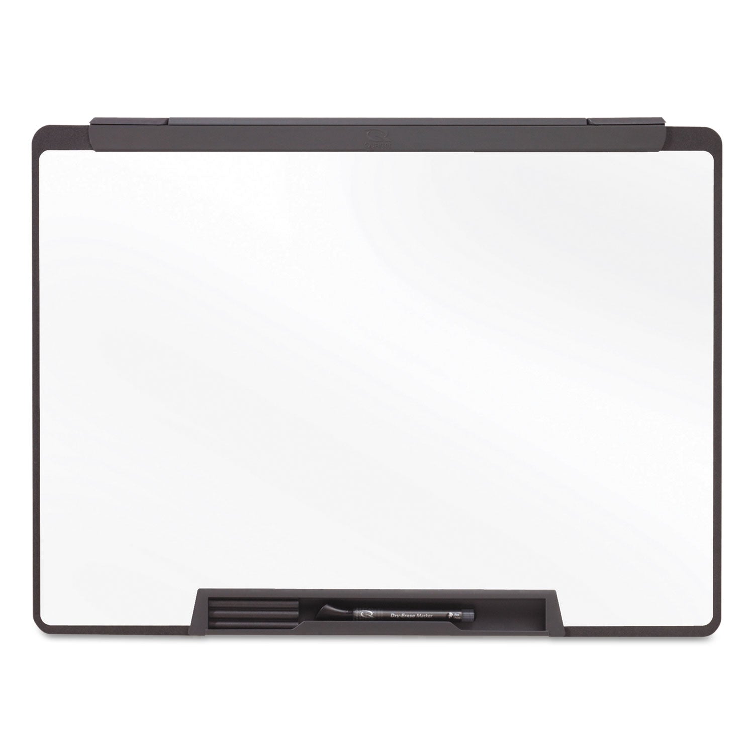 Motion Portable Dry Erase Marker Board, 36 x 24, White Surface, Black Plastic Frame