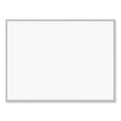 Non-Magnetic Whiteboard with Aluminum Frame, 36 x 23.81, White Surface, Satin Aluminum Frame