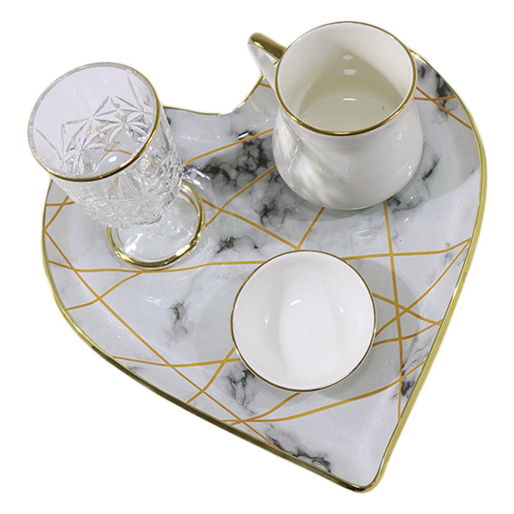 Lavin Serving Set Heart Shape (4 Pieces)