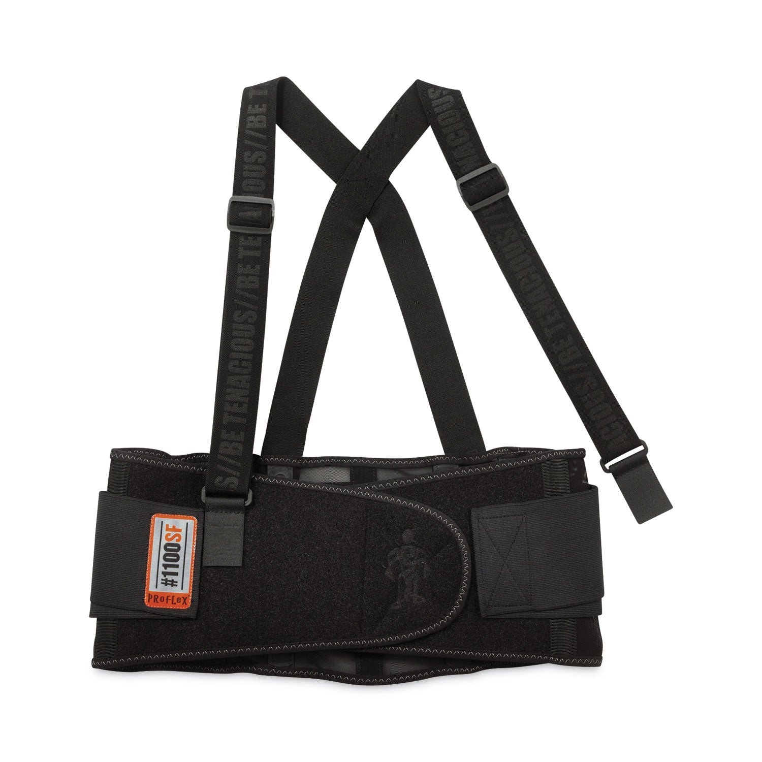 ProFlex 1100SF Standard Spandex Back Support Brace, 2X-Large, 42" to 46" Waist, Black