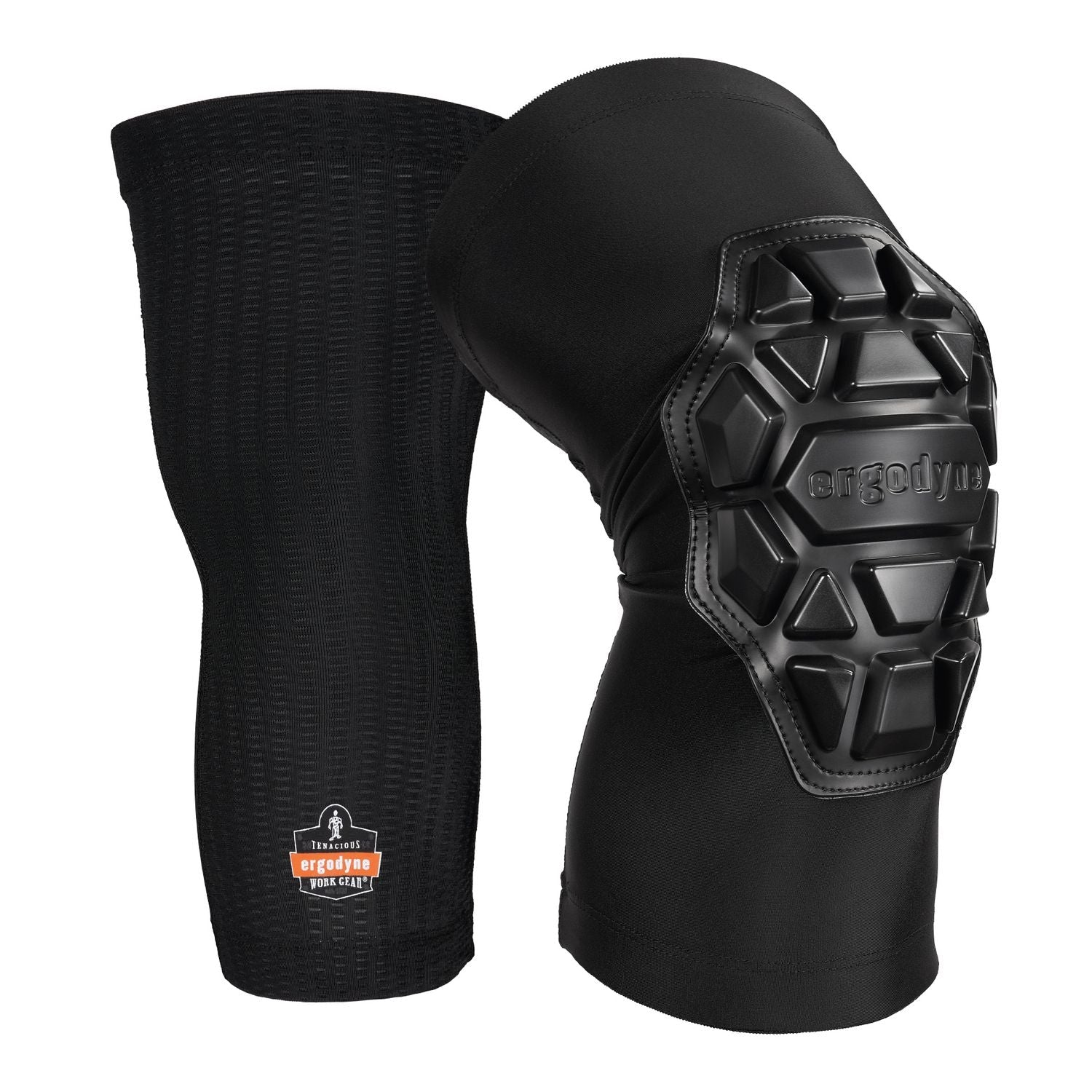 ProFlex 550 Padded Knee Sleeves with 3-Layer Foam Cap, Slip-On, X-Large , Black, Pair
