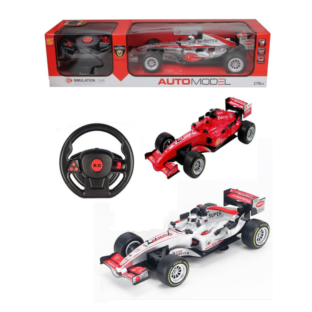 (Net) 1:12 RC F1 Racing Car - Electric Simulator with Remote ControllerRed