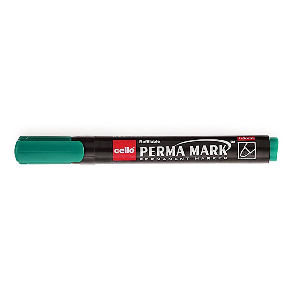 (NET) Bic Cello Assorted Permanent Marker Pen / Green