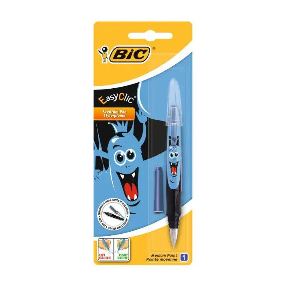 (NET) BIC Clic Monster Refillable Fountain Stylo Pen