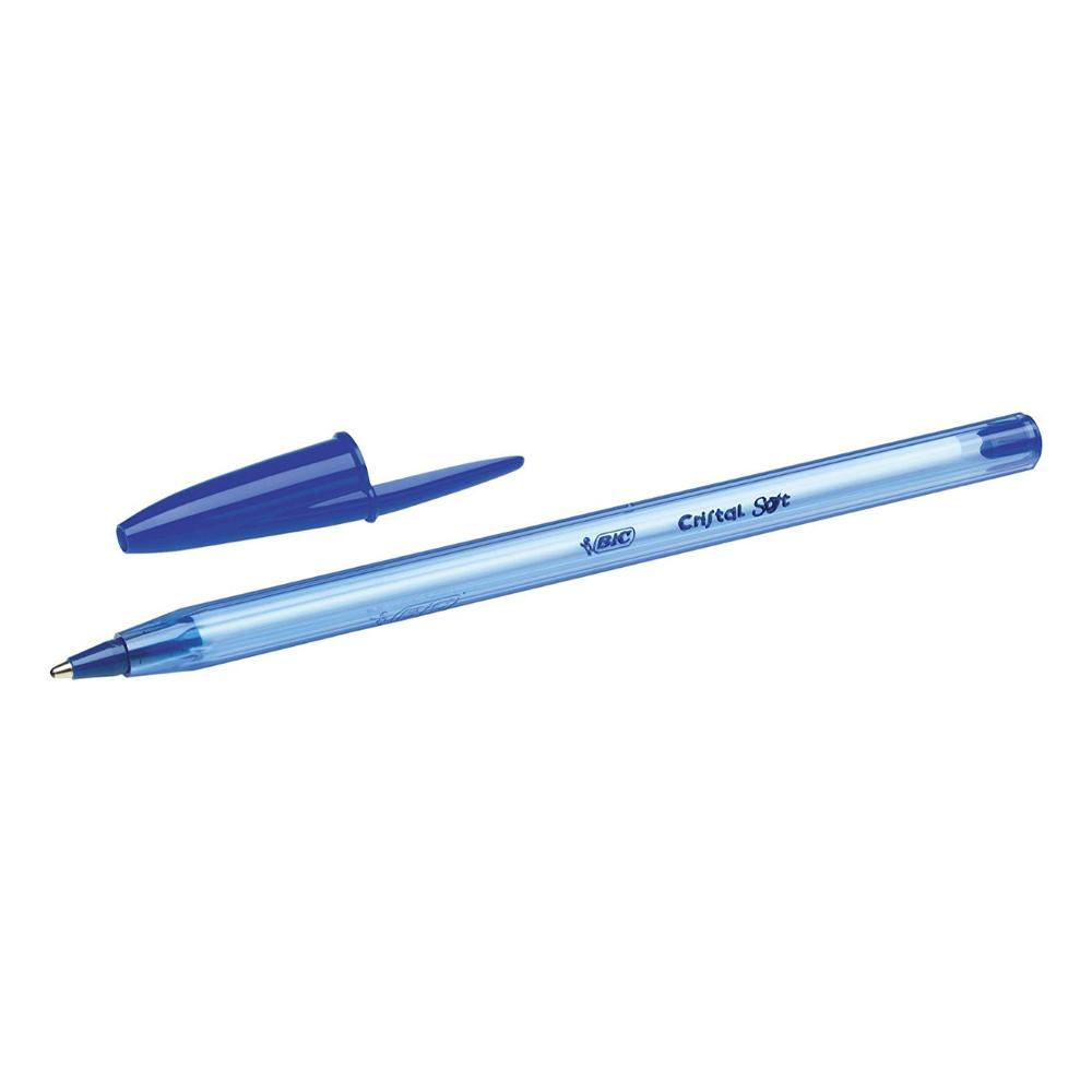(NET) BIC Cristal Soft Pen With Blue Cap / Blue