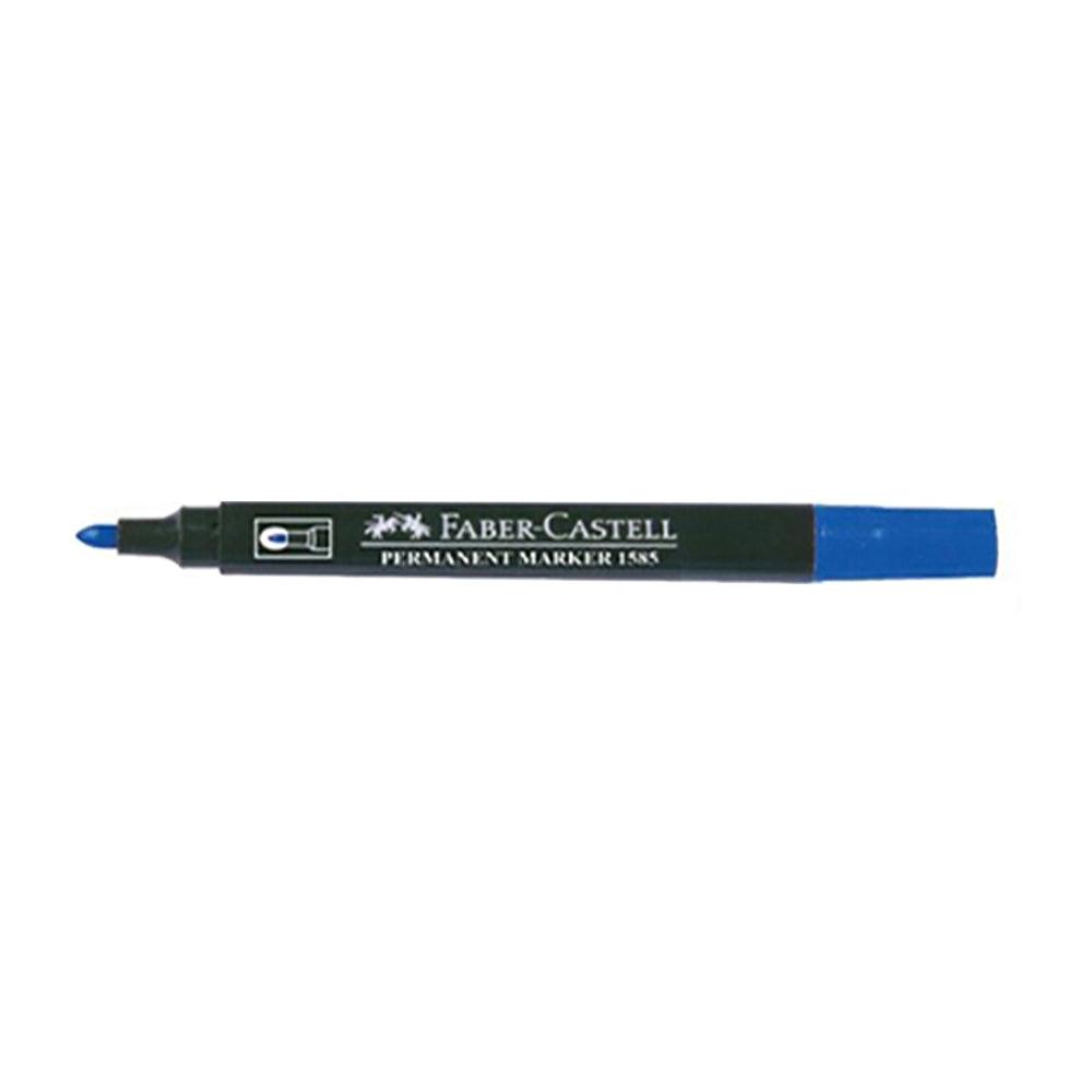 (NET) Faber Castle Permanent Marker Round Tip Blue