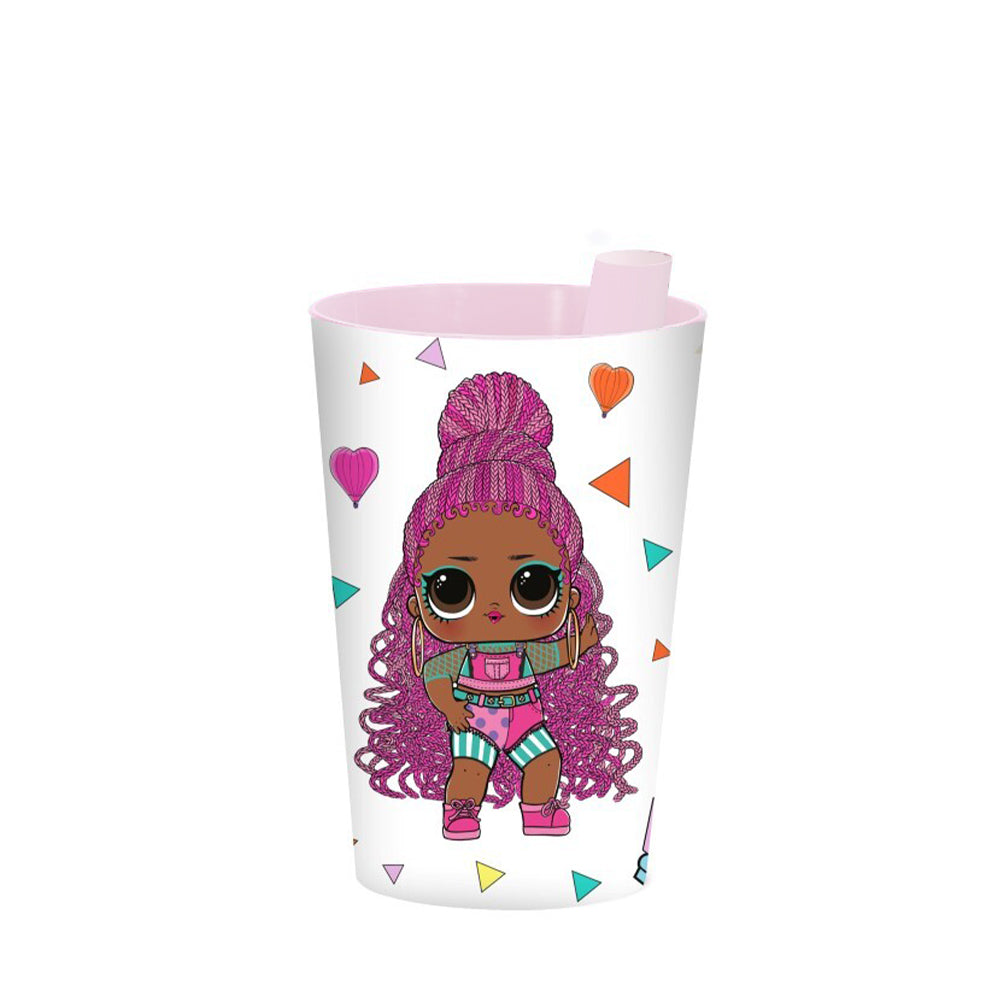(Net) Herevin Licensed PP Tumbler with Straw - LOL -Splatters
