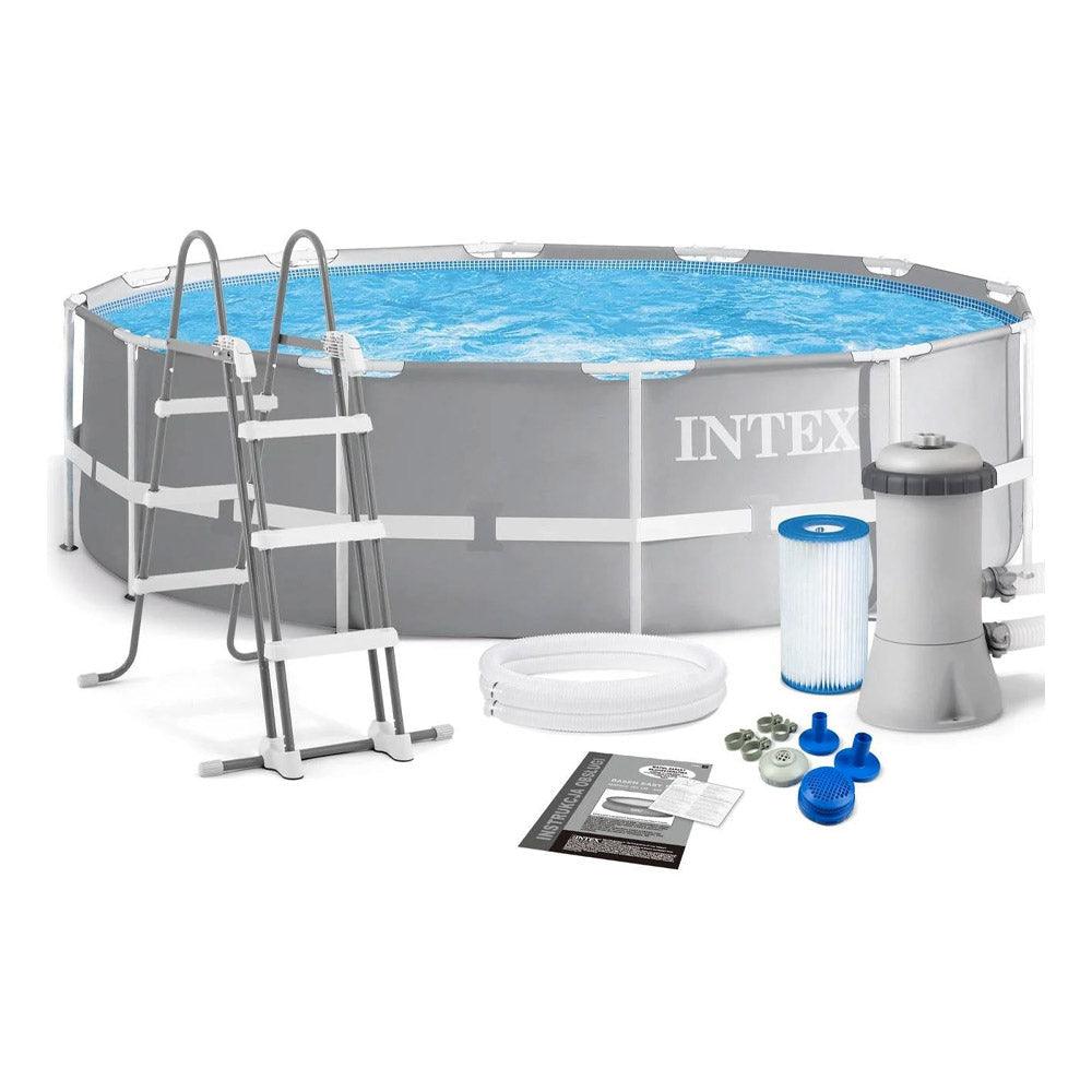 (NET) INTEX 26716NP - Prism Frame Round Pool 366 x 99 cm With Filter