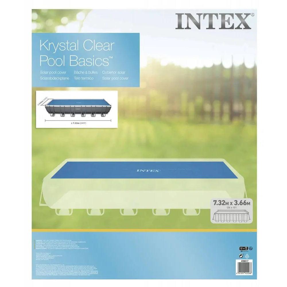 (NET) Intex 28017 - Solar cover for rectangular pools 732 x 366 cm