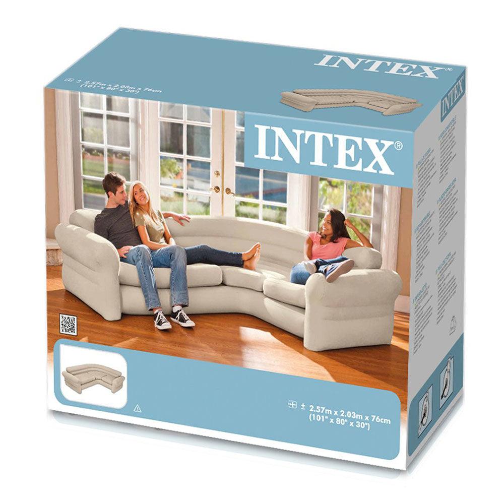 (NET) Intex Corner Couch Inflatable  Sofa