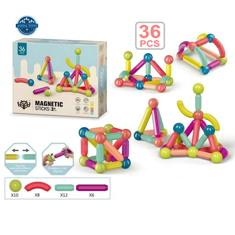 (Net) Magnetic Sticks Toy Set 36 Pcs / KM-11 / 5365