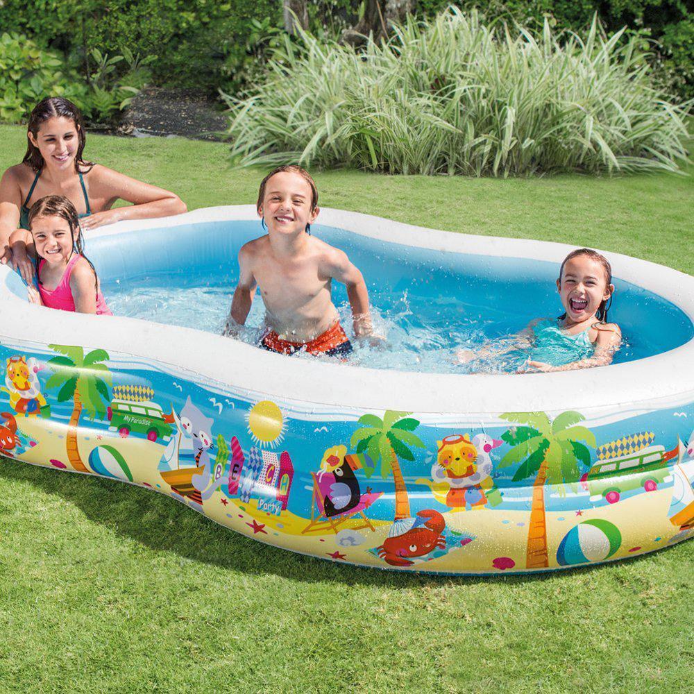 (NET)INTEX Swim Center Seashore Pool 56490
