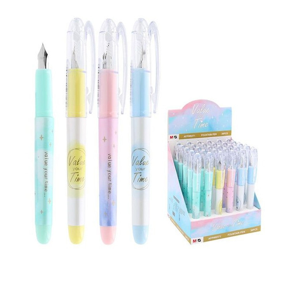 (NET)M&G Economic Fountain Pen-Ink Absorptionblue