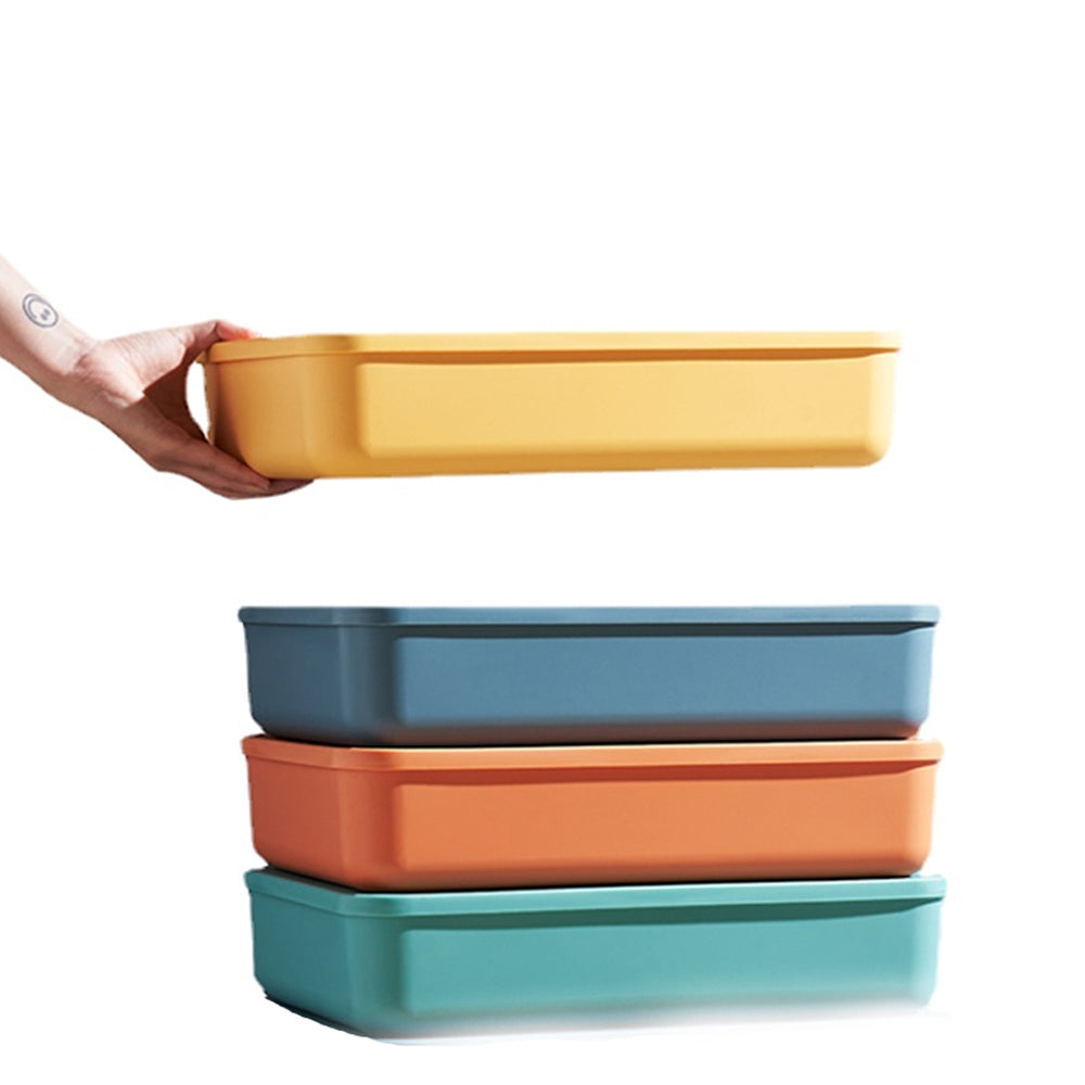 **(NET)**Multipurpose Plastic Storage Box Organizer with cover / 22FK168Orange