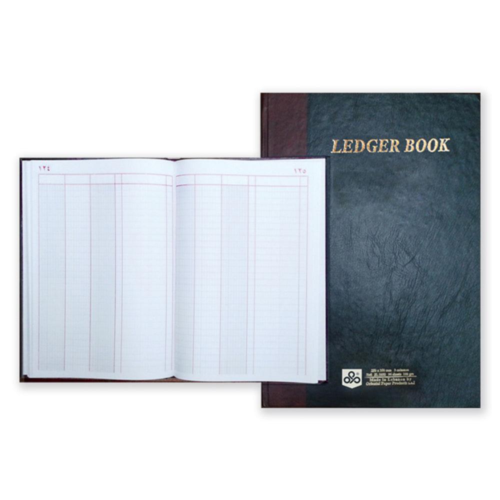 (NET) Opp Ledger Book Binded 90g 288 Sheets Hard Cover 25 x 35 cm