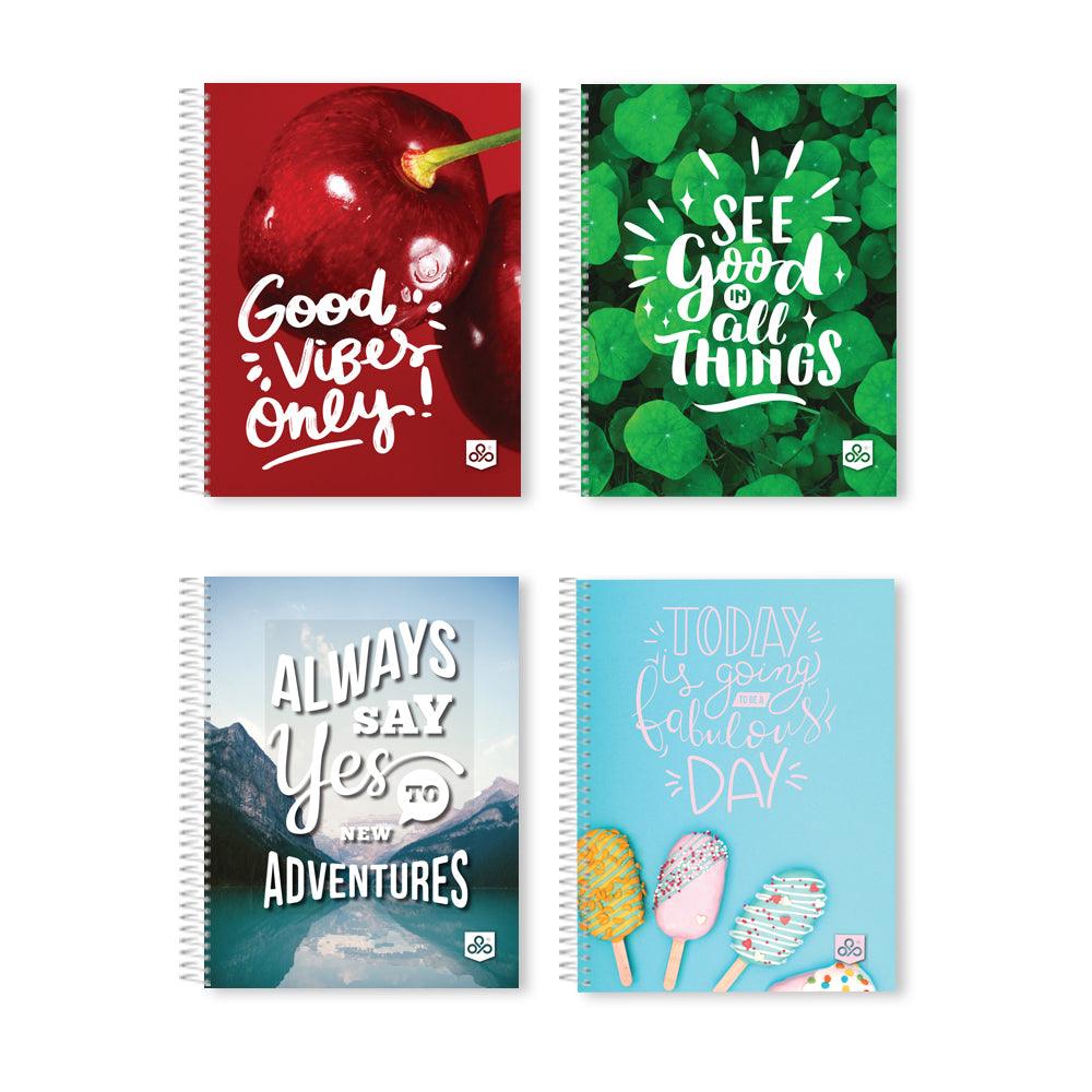 (NET) OPP Picture 60 Gsm Seyes 48 Sheets / 21 x 27.5 cmCherry