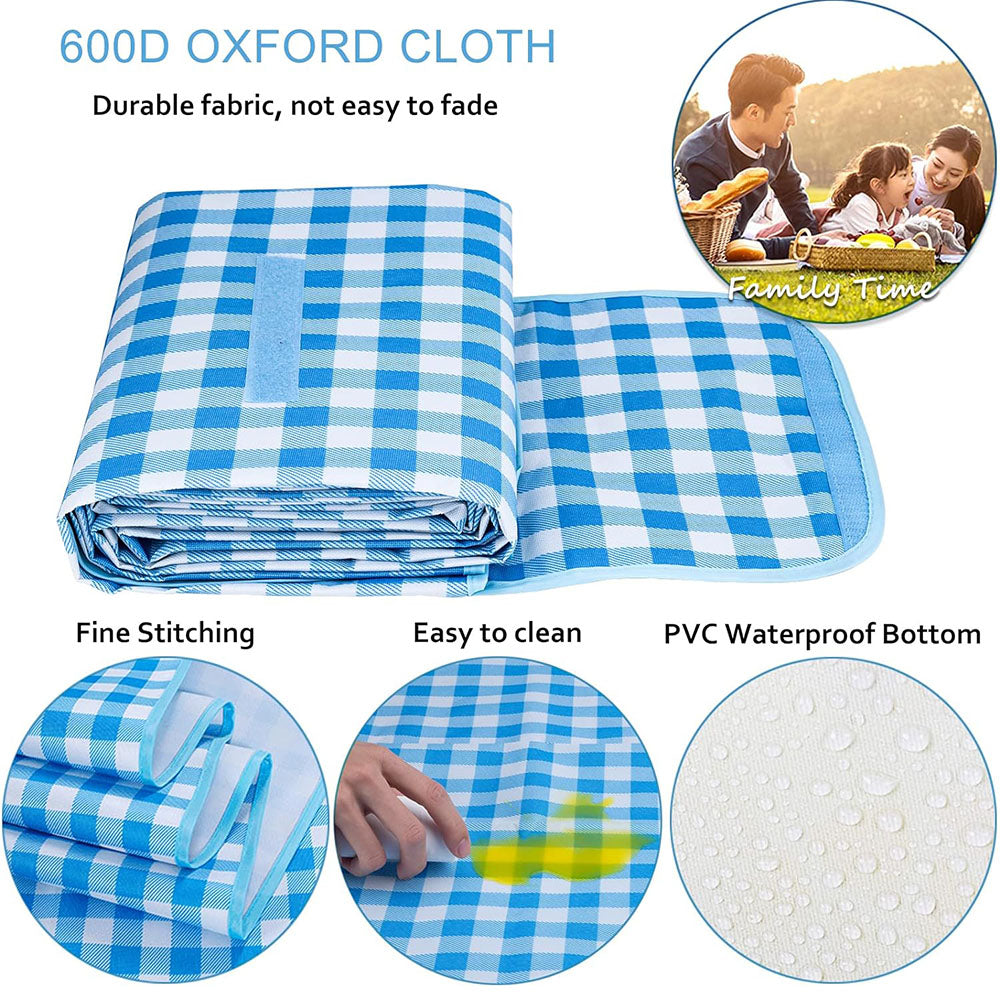 (net) Outdoor Waterproof Picnic BlanketGreen