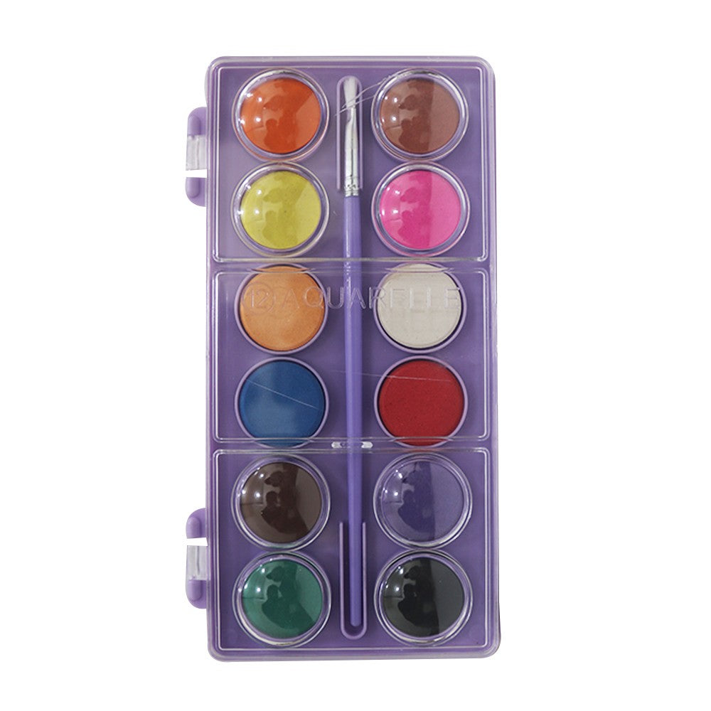 12 Pcs Water Color SetPurple