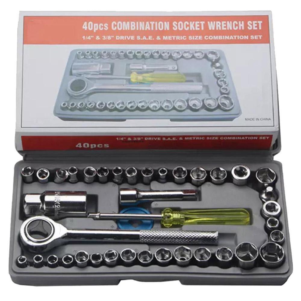 AIWA 40 PCS COMBINATION SOCKET WRENCH SET