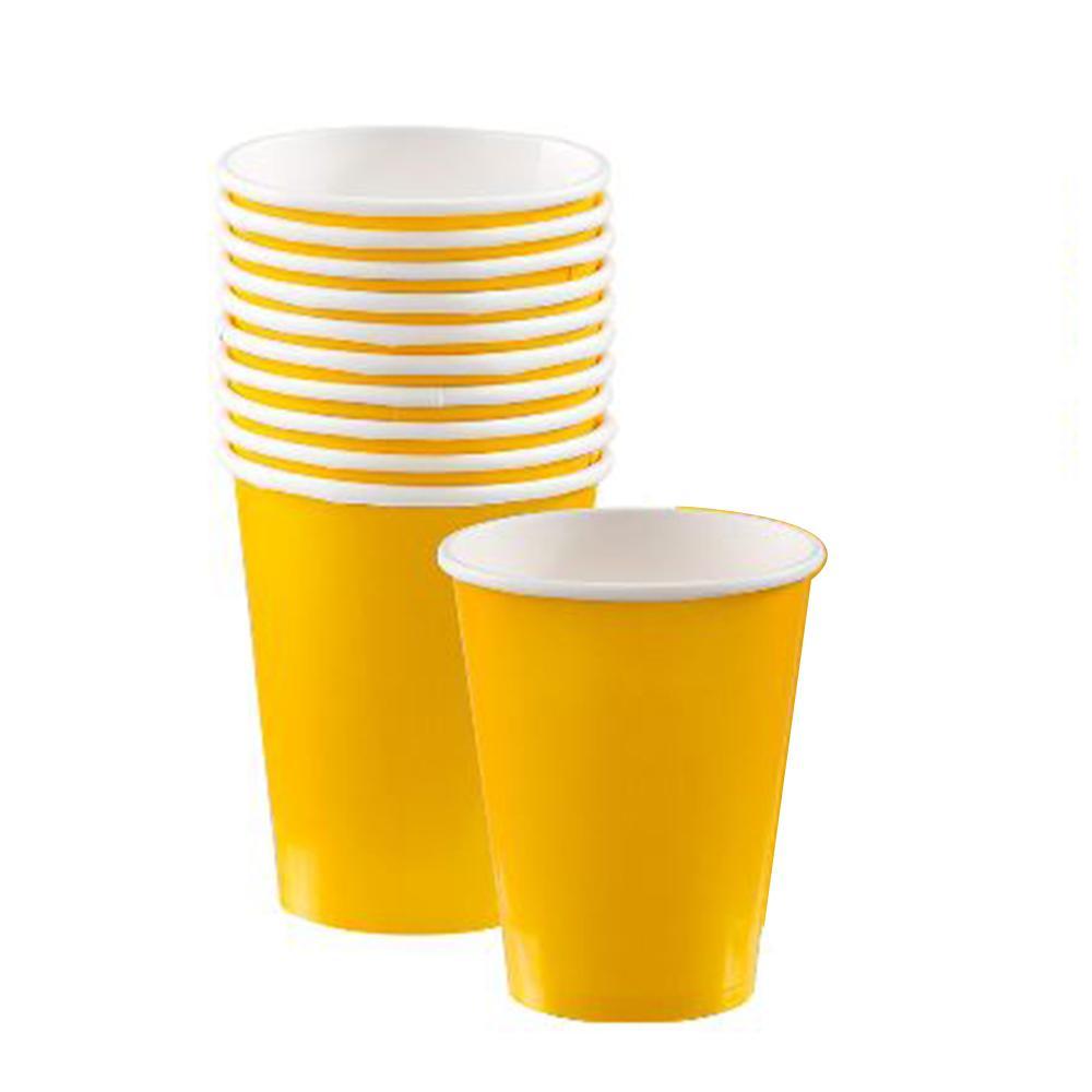 Birthday cardboard cups AB-121/ 170GYellow