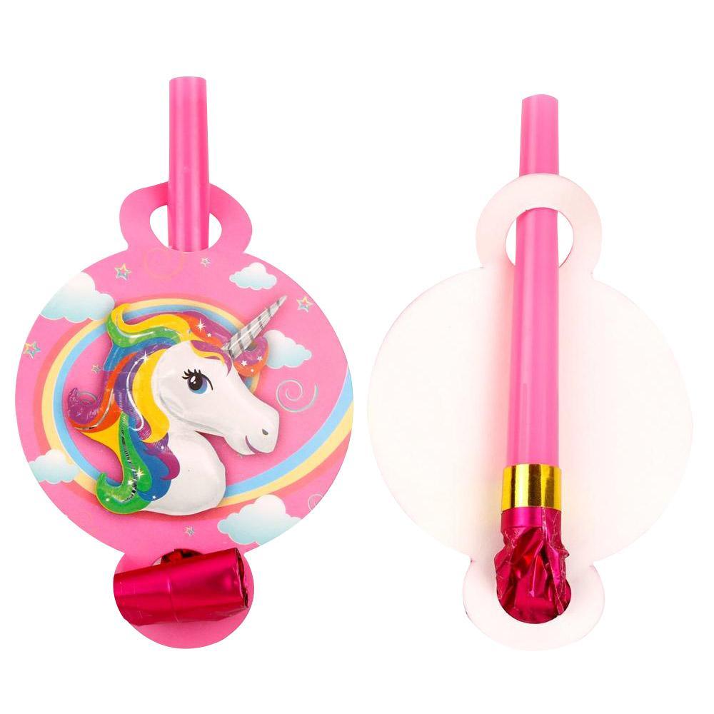 Birthday- Unicorn Blowouts (6Pcs) AB-58/ 00581
