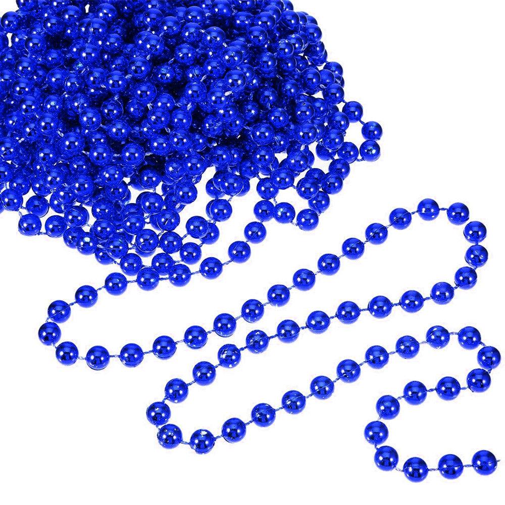 Christmas Beads Pearl Chain For Decoration (3 Meter)Blue