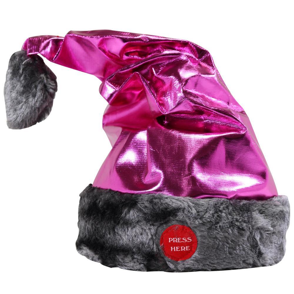 Christmas Dancing Hat with Led lightFuchsia