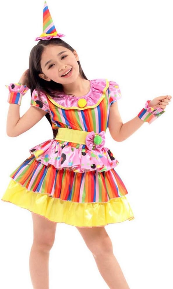 Clown Girl Costume For KidsLarge
