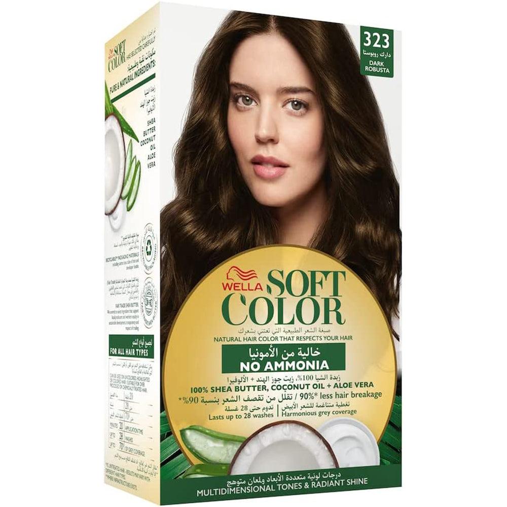 Cosmaline Wella Soft Color Hair Color Kit 323 Dark Robusta / A0003600