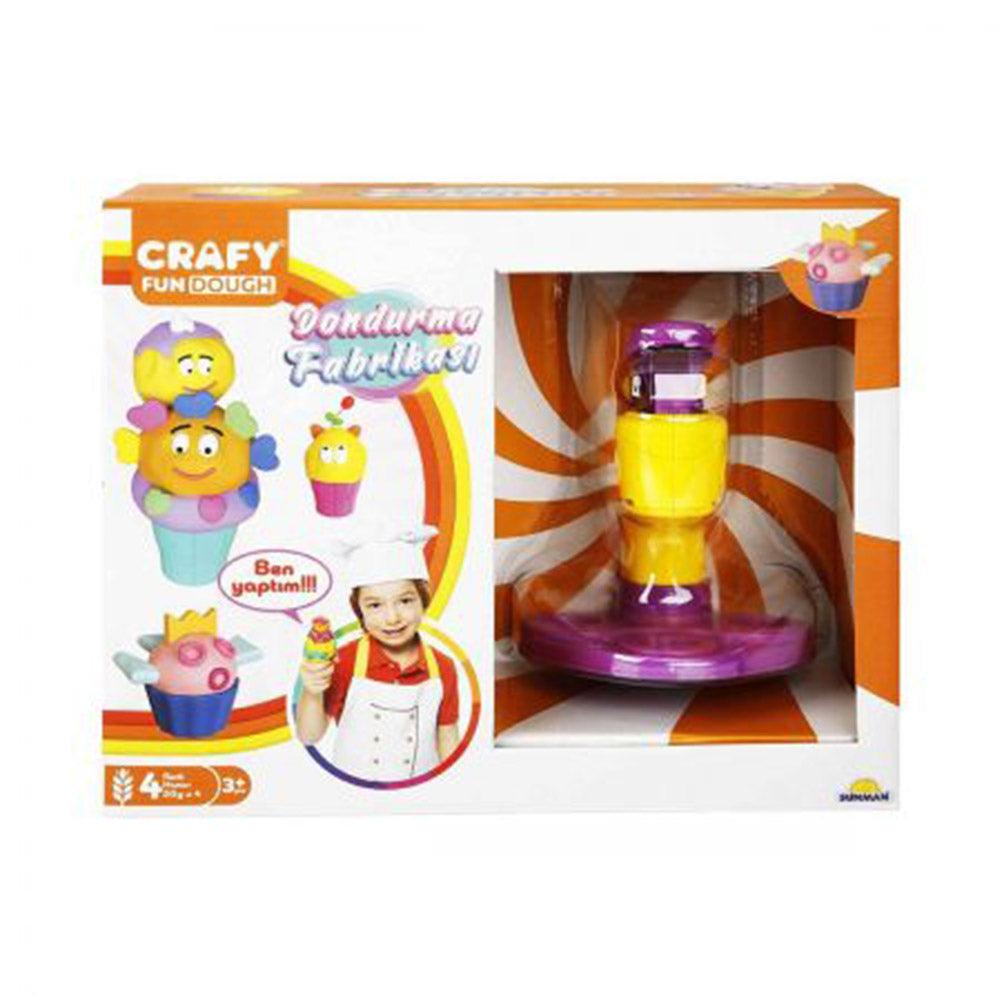 Crafy Dough Set Of Ice Cream Factory 29 Pcs