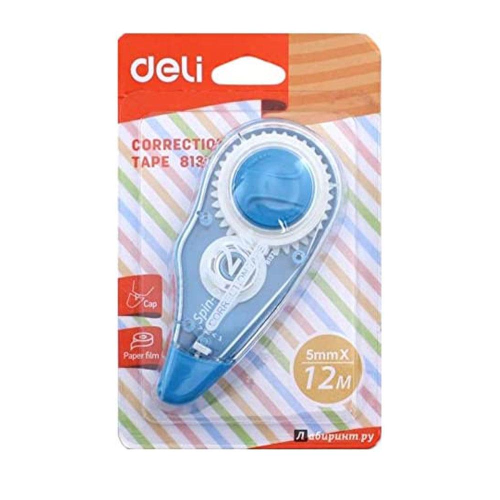 Deli 8137 Correction Tape 5mm x 12mBlue