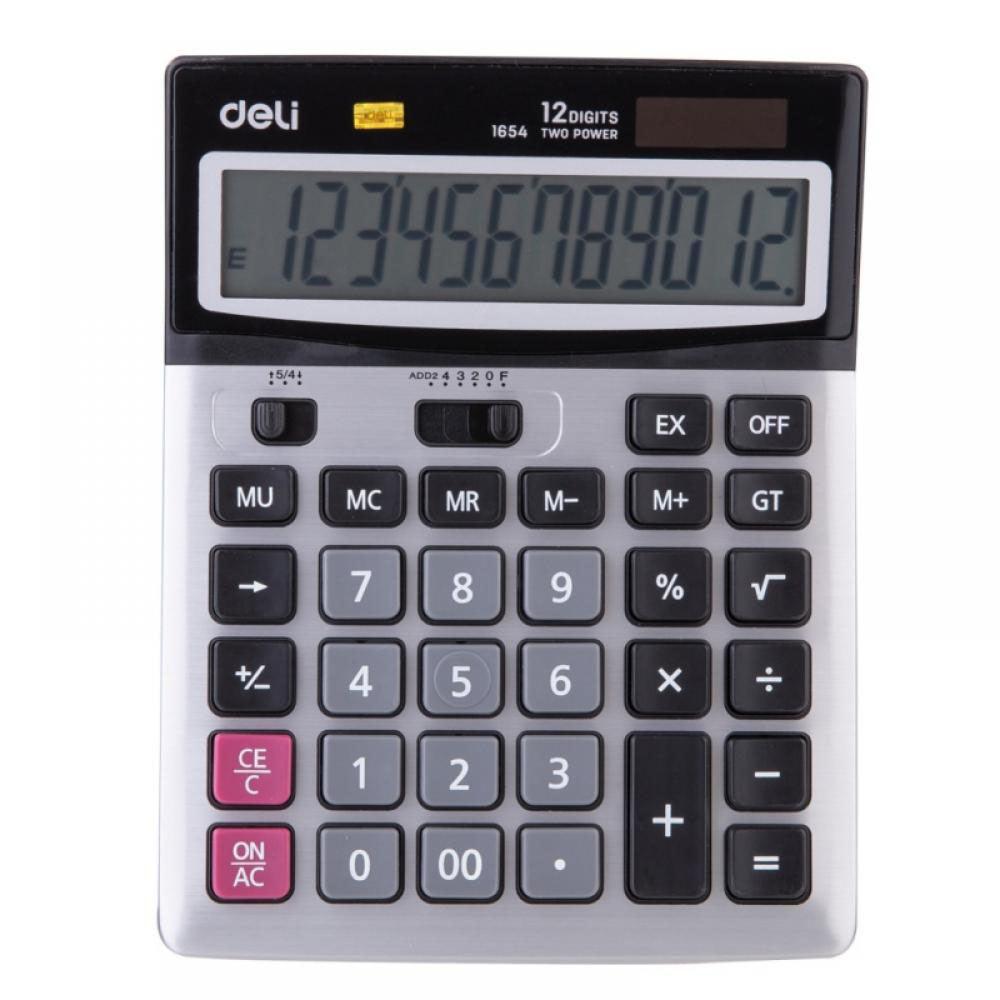 Deli E1654 Calculator Metal - 12 Digits