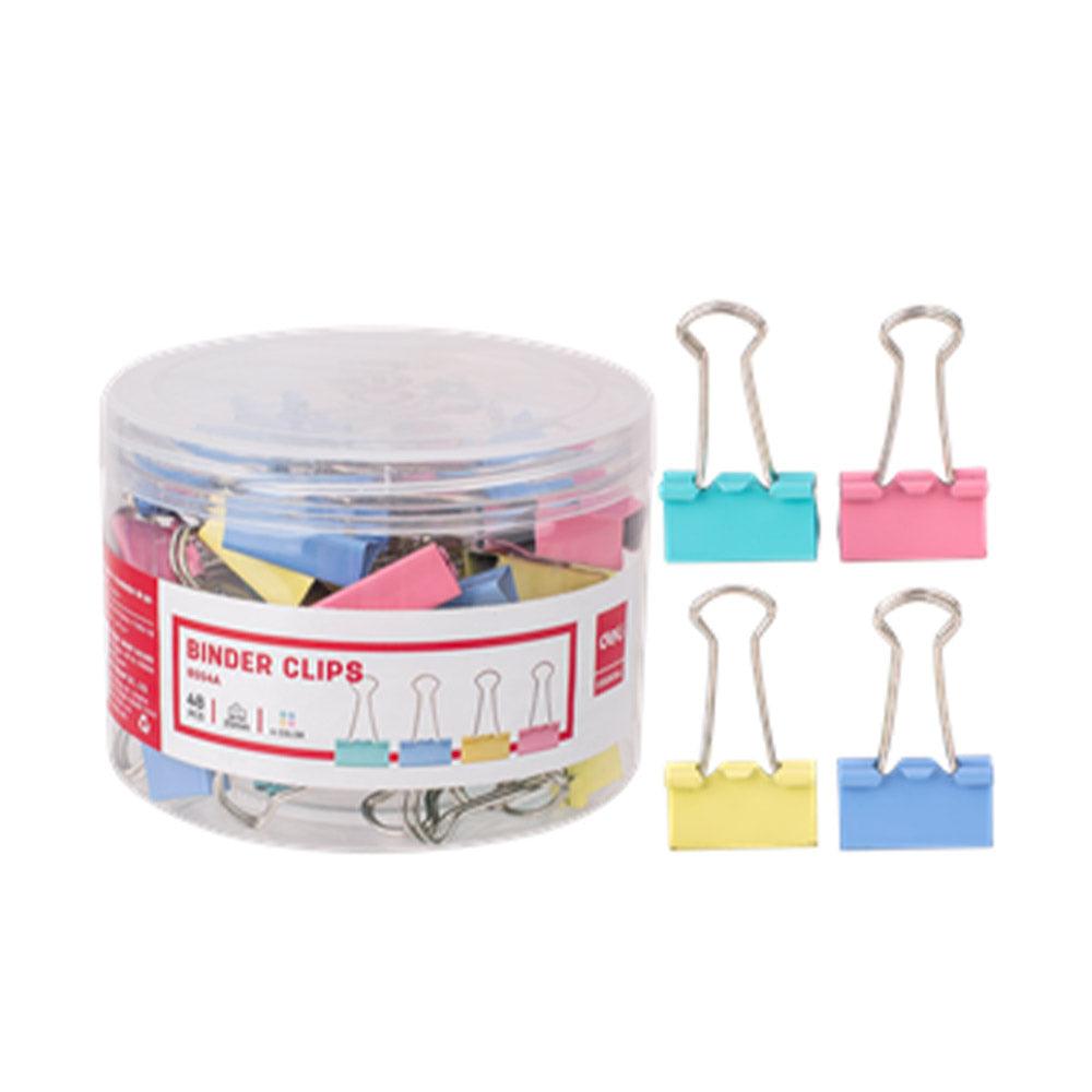 Deli E8554A Colorful Binder Clips 48 pcs 25mm