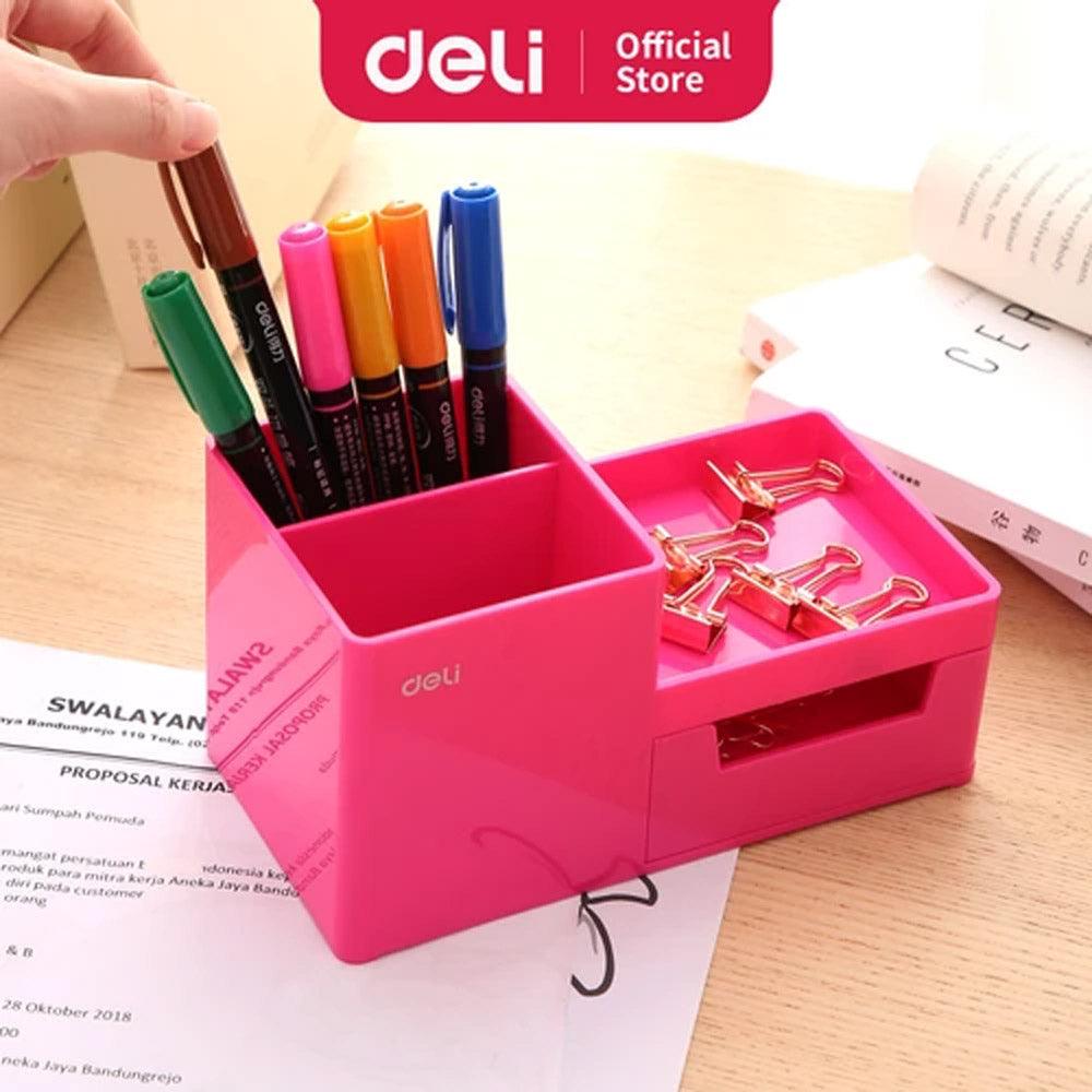 Deli EZ25140 Desk Organizer Pink