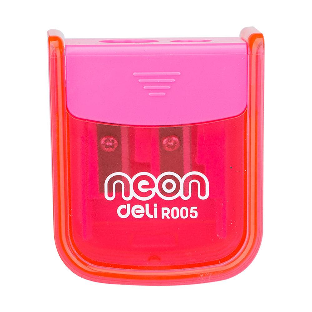 Deli R00500  Pencil 2Hole  8mm/12mm Sharpener / 6068Fuchsia