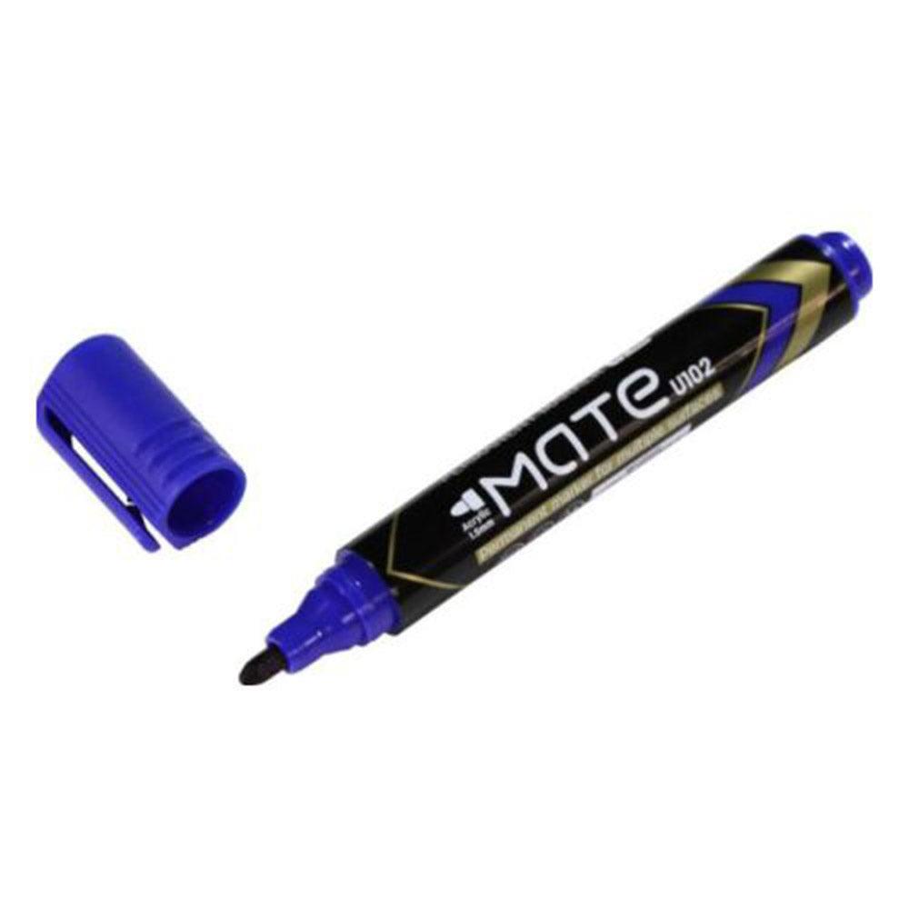 Deli U10230  Mate Permanent Marker  1.5 mm Blue