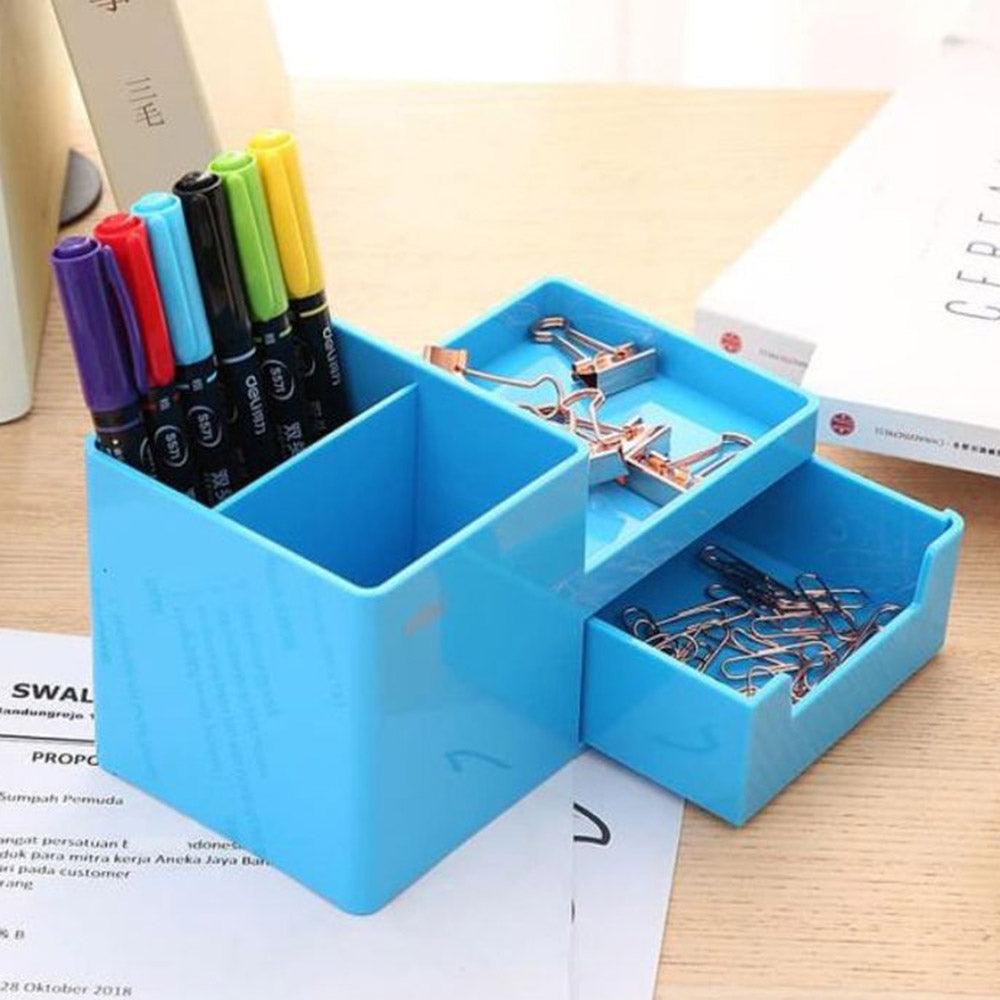 Deli Z25130 Desk Organizer Blue