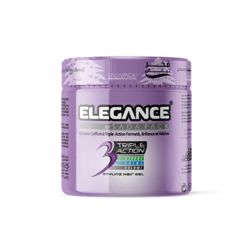 Elsada Elegance Triple Action Hair Gel / Purple 500 ml