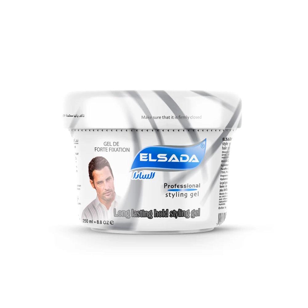 Elsada Professional Hair Styling Gel / White 250 ml