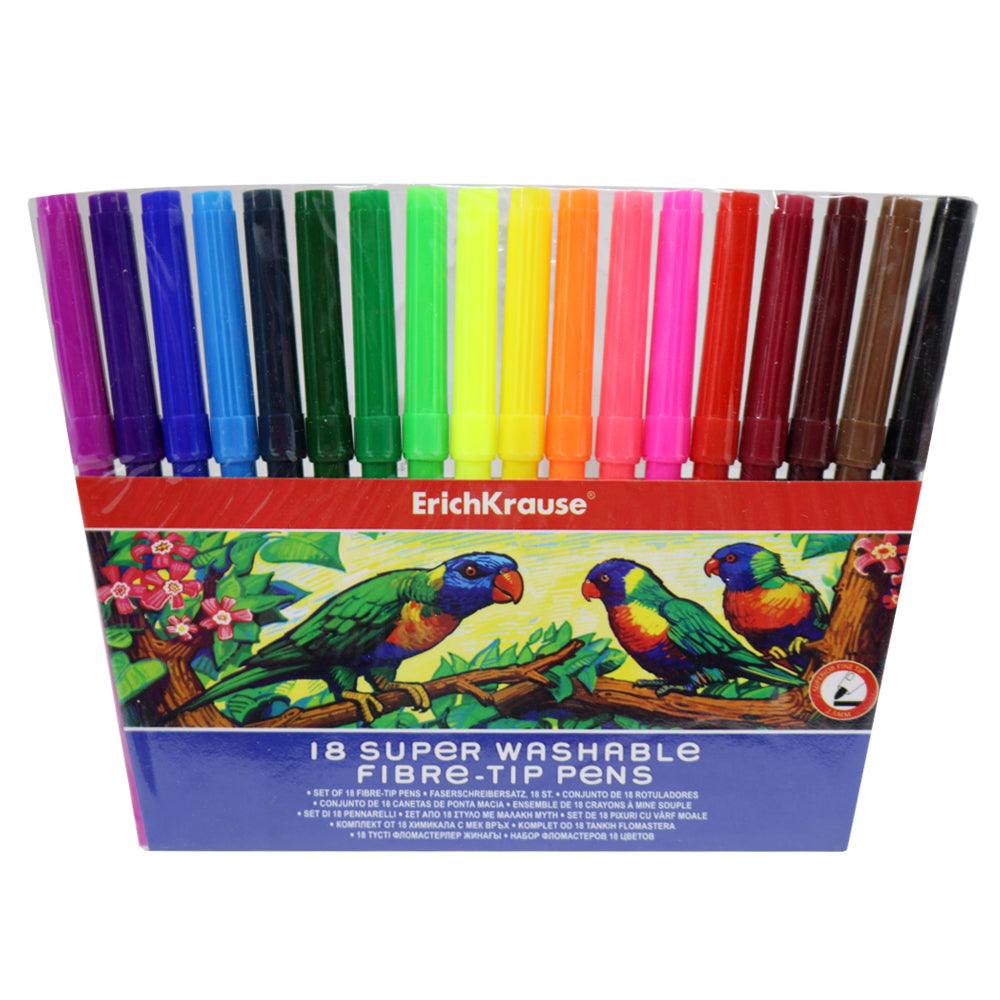 Fibre-tip pens ArtBerry Super Washable 18 colors