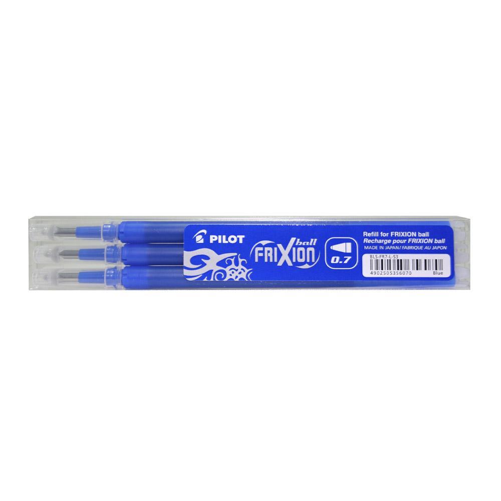 FriXion Ball and Clicker Refills Pen - Original Blue, Pack of 3
