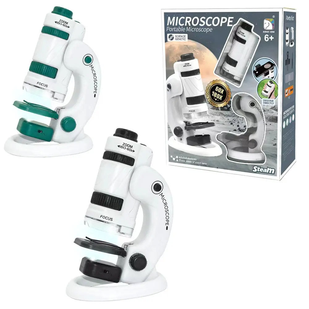 Green Pocket Microscope for Kids - Explore the Unseen World