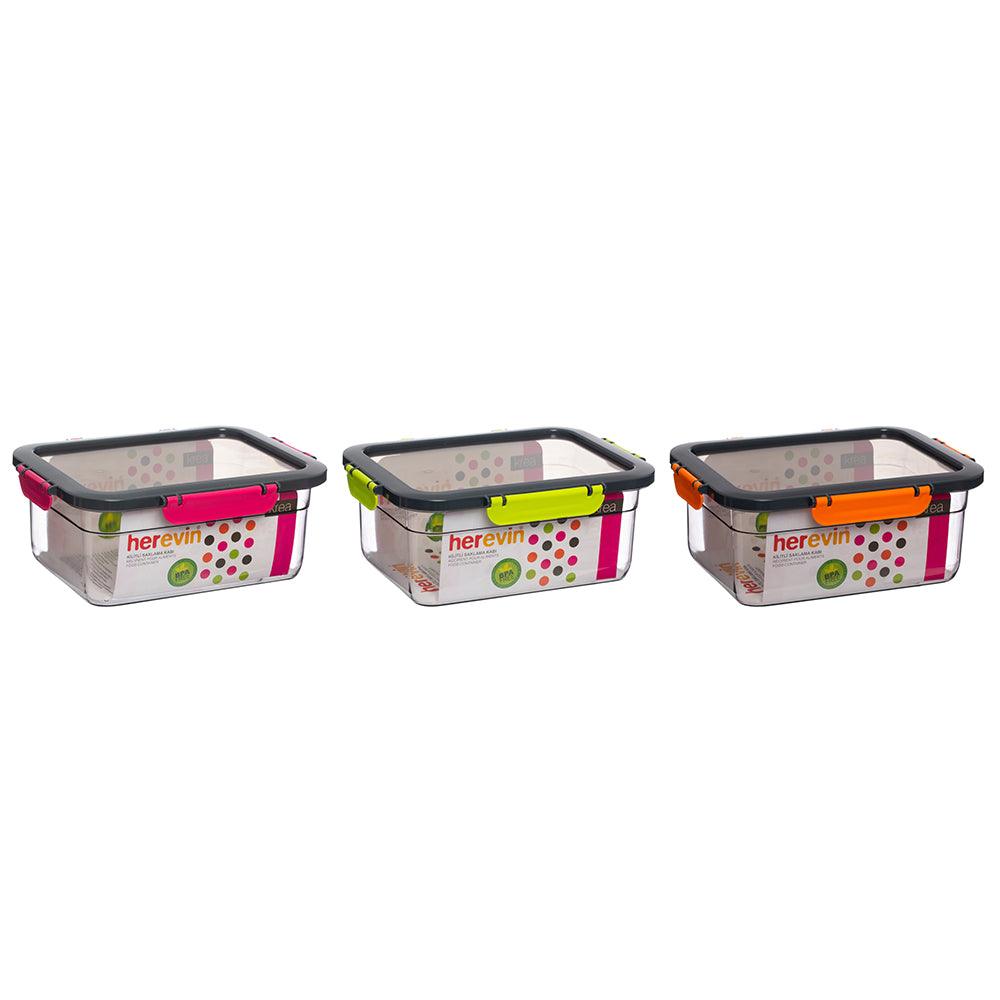Herevin Airtight Food Container Combine Colors  / 2.2LtFushia